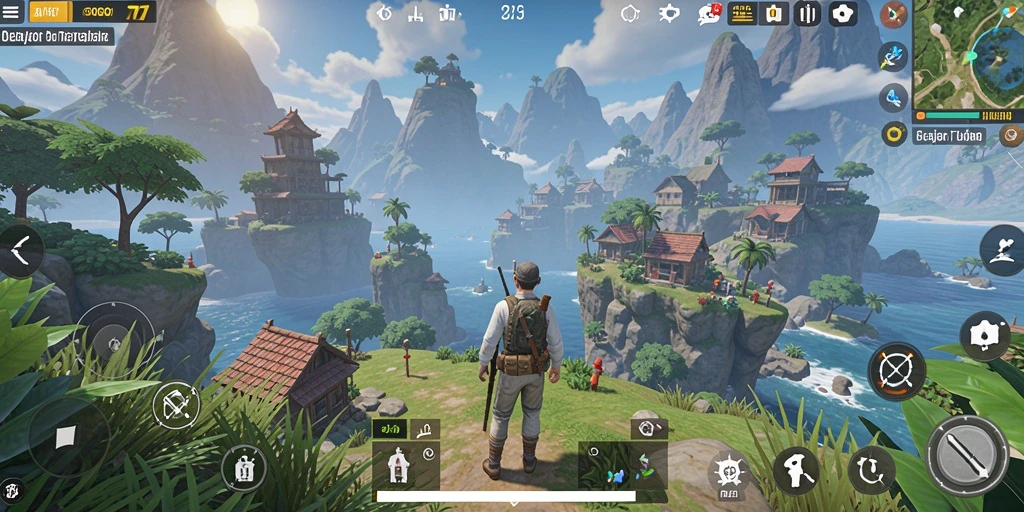 Tampilan gameplay GOGO77 yang memukau dalam dunia terbuka.