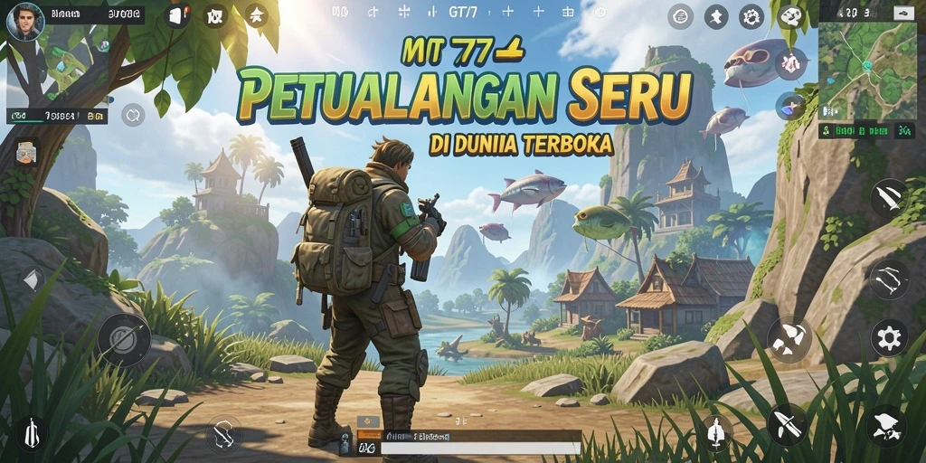 Tampilan gameplay menarik dari permainan Open World GT777.
