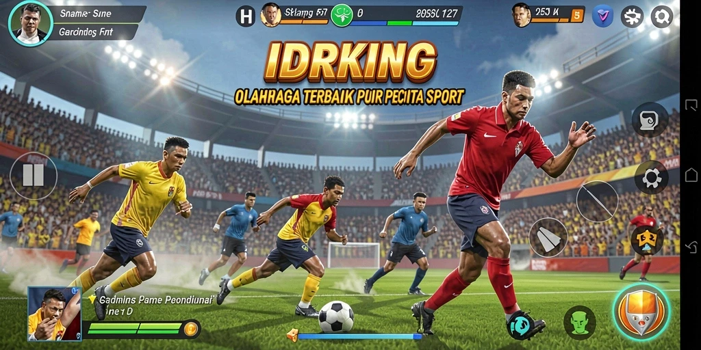Gameplay seru dan kompetitif di IDRKING yang penuh aksi.