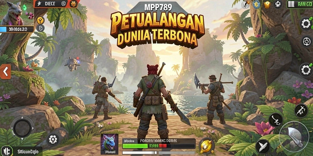Screenshot menampilkan gameplay mendebarkan di dunia terbuka MVP789.