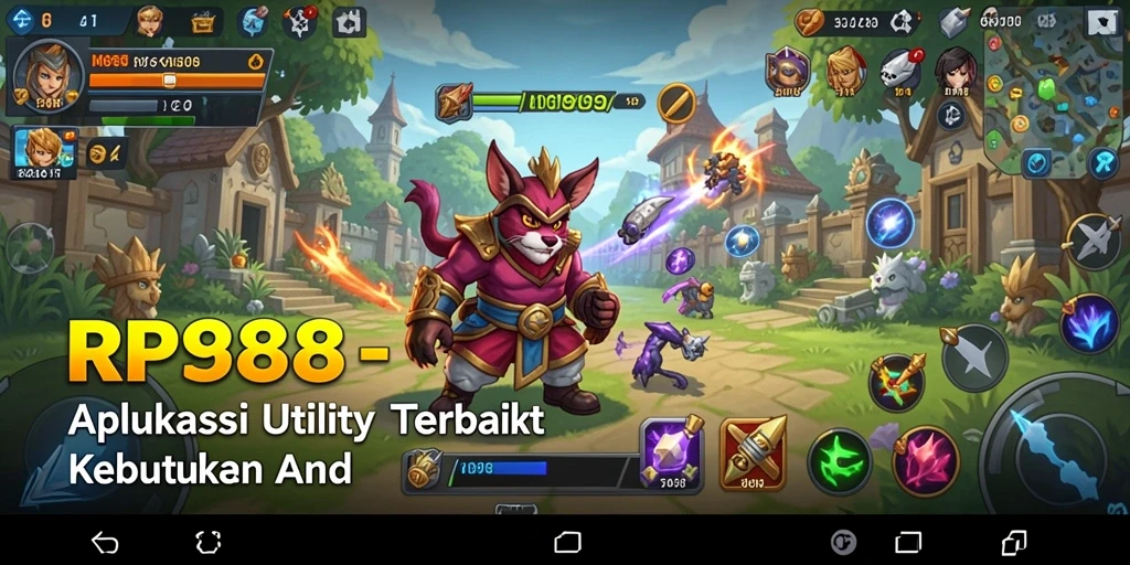 Screenshot utama RP888 menunjukkan tampilan antarmuka pengguna yang bersih dan fungsional.
