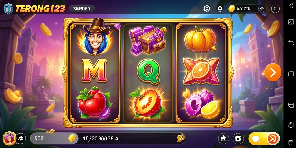 Screenshot utama TERONG123 menampilkan gameplay slot yang seru dan menarik.